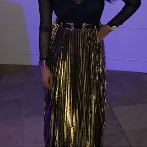Gold Long Skirt